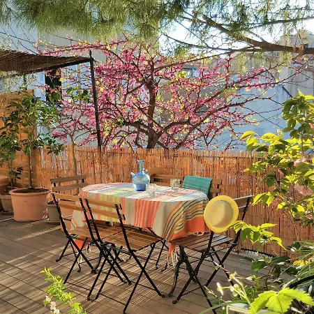 Konukevi Little House With A Large Roof Garden In The Center Marsilya