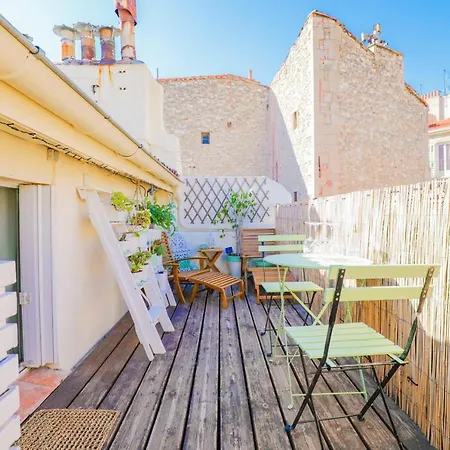 Daire Avec Terrasse - Vieux Port & Cours Julien Marsilya