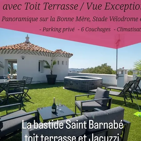 La Bastide De St Barnabe Jacuzzi Climatisation Parking Petanque Marseille