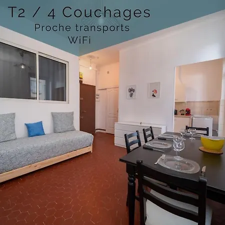Equipe 4 Couchages Belle De Mai Appartement *