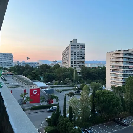 130m2 De Standing, 5min Plages Et Stade, Parking Gratuit, 5e Et Dernier Etage Avec Ascenseur, Vue Montagne 公寓 马赛