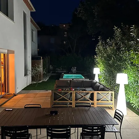 Maison Au Calme Au Coeur Du Village De Mazargues - 7 Personnes - Piscine Villa