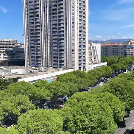 Apartment Sublime Appart- Vue Mer-prado13008- Proche Velodrome Marseilles