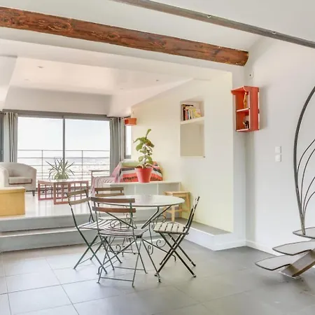 Loft Terrasse Vue Au Coeur De Apartamento