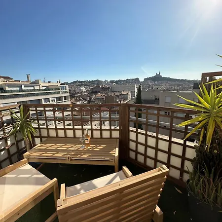 Stunning Rooftop, Near Cours Julien Apartment Marseille