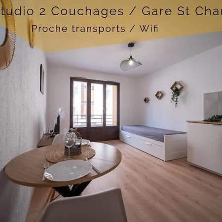 Equipe Avec Parking A 5min A Pied De La Gare St Charles Apartment