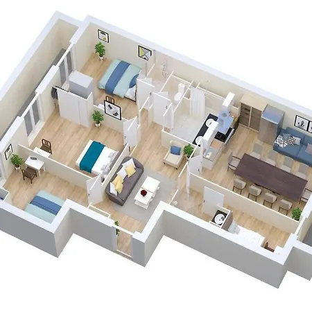 Apartment Climatise Gare Stcharles 4 Grand Balcon / Experience-immo *