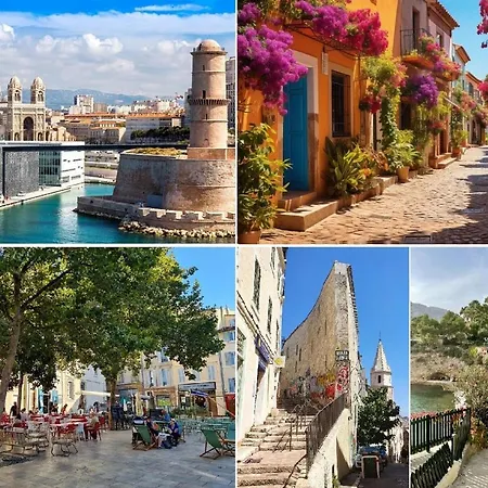 T2 Avec Cour Privee Au Coeur Du Panier- Vieux Port Apartment Marseille